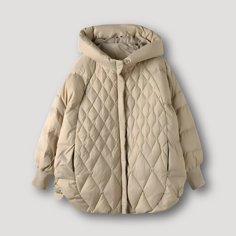 Quilted Hooded Puffer Jacket Women Winter Outerwear