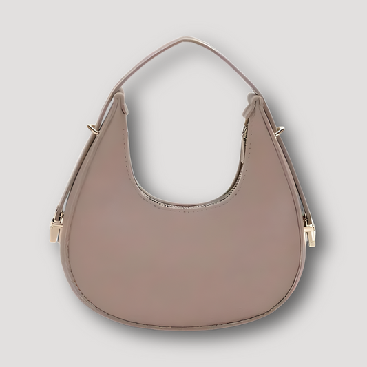 Crescent Hobo Leather Shoulder Bag Handbag