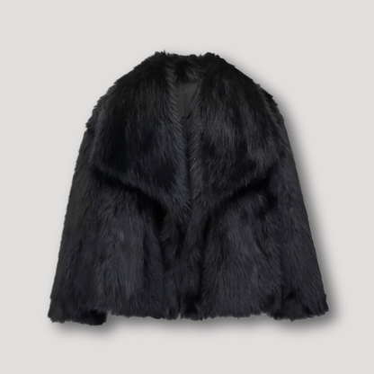 Trendy Luxe Faux Fur Jacket Women