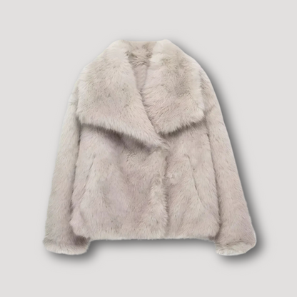 Trendy Luxe Faux Fur Jacket Women