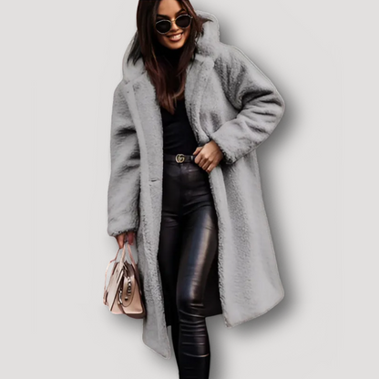 Winter Overcoat Hooded Teddy Coat Women in Long Coat