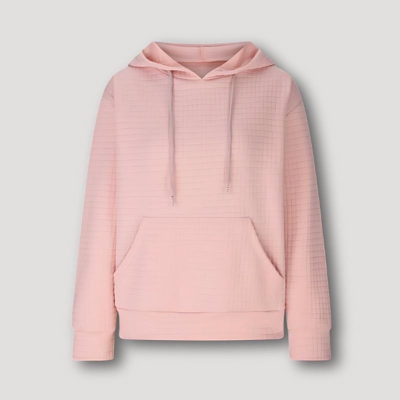 Solid Color Waffle Knitted Hoodies in Australia