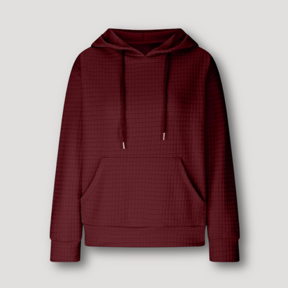 Solid Color Waffle Knitted Hoodies in Australia