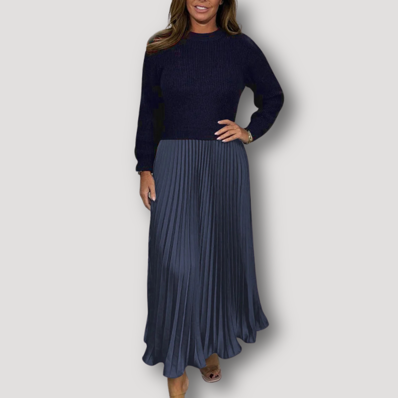 Women's Two Piece Set Skirt and Top Long Sleeve