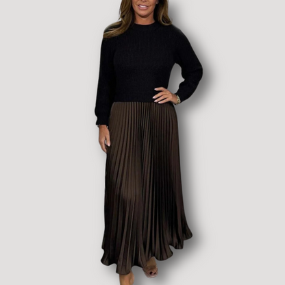 Women's Two Piece Set Skirt and Top Long Sleeve