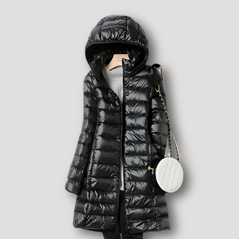 Lightweight Women Puffer Jacket with Hood