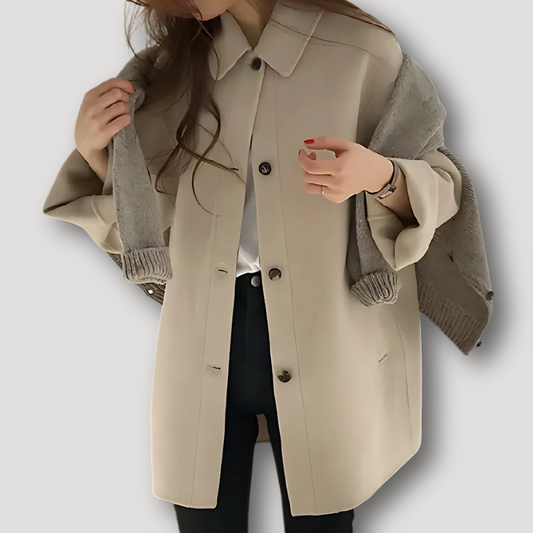 Oversized Button Up Trench Coat Women Australia