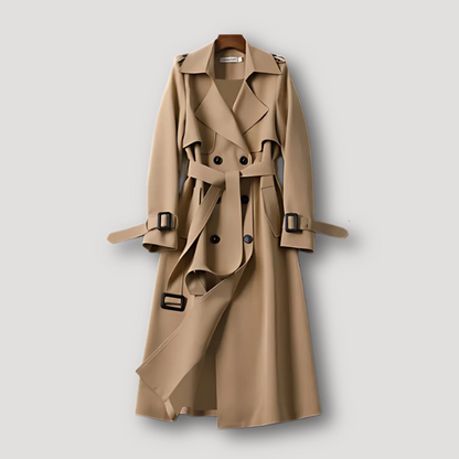 Belted Waist and Cuffs Trench Coat Women Australia