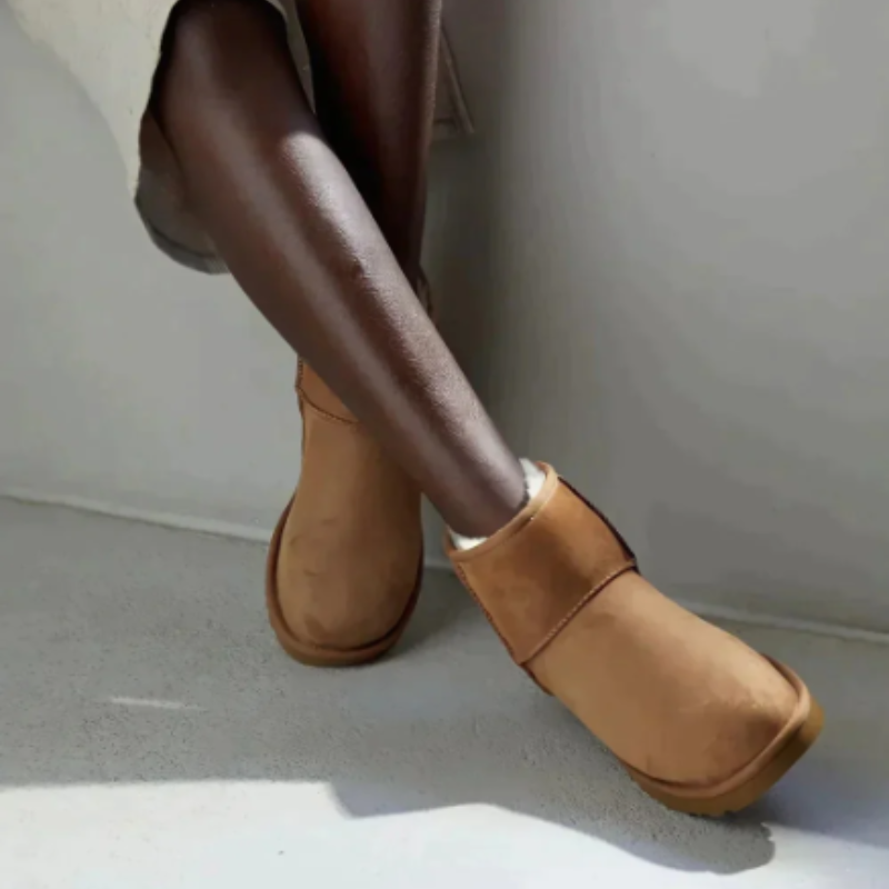 Classic Australian Sheepskin Ankle Boots for Ladies