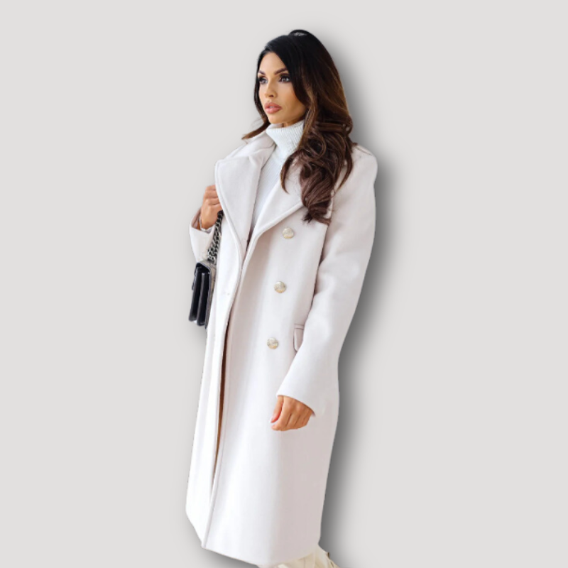 Classic Lapel Collar Double Breasted Women's Trench Coat Australia