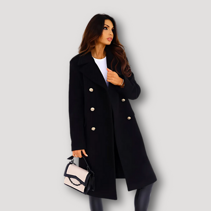 Classic Lapel Collar Double Breasted Women's Trench Coat Australia