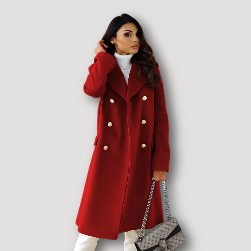 Classic Lapel Collar Double Breasted Women's Trench Coat Australia