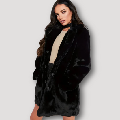 Fluffy Faux Fur Winter Women Coat