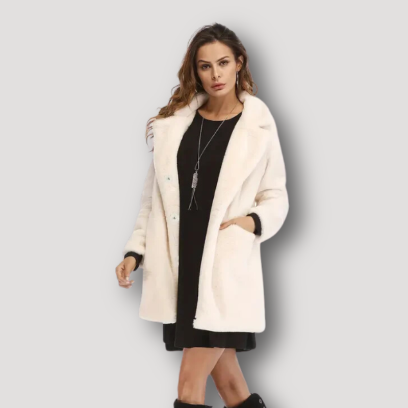 Fluffy Faux Fur Winter Women Coat