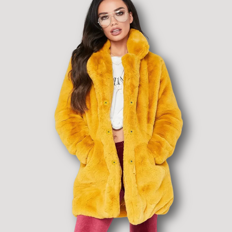 Fluffy Faux Fur Winter Women Coat