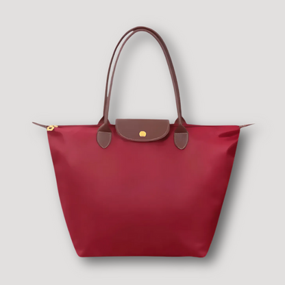 Brown Leather Accents Tote Bag Australia