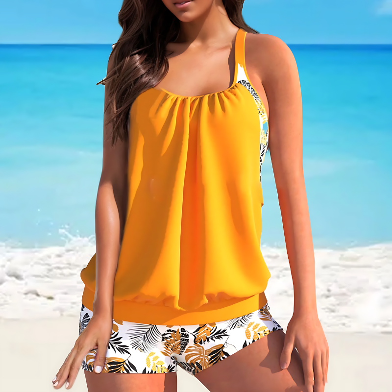 Fit Printed Sling With Boyshorts Tankini Swimwear Australia