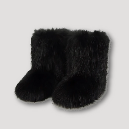 Faux Fur Winter Boots Women Australia