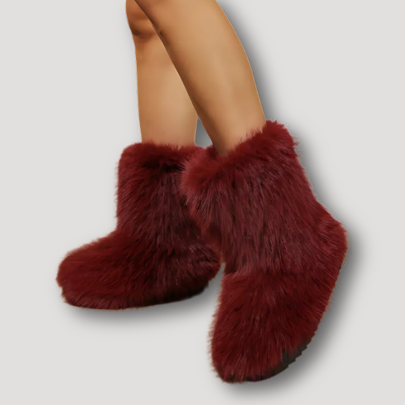 Faux Fur Winter Boots Women Australia