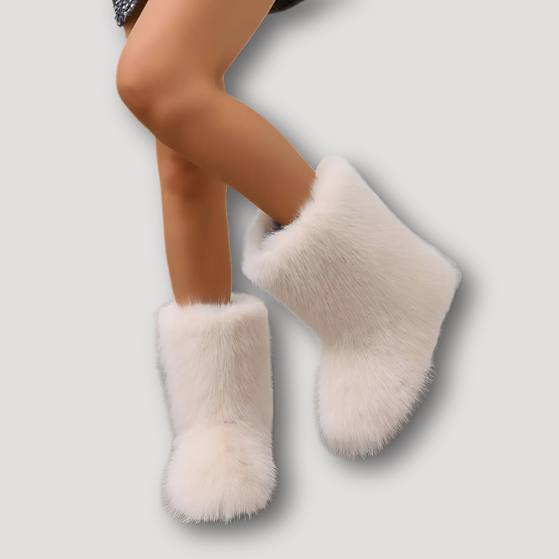 Faux Fur Winter Boots Women Australia