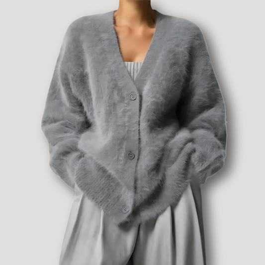 Cozy Fluffy Oversized Cardigan for Women