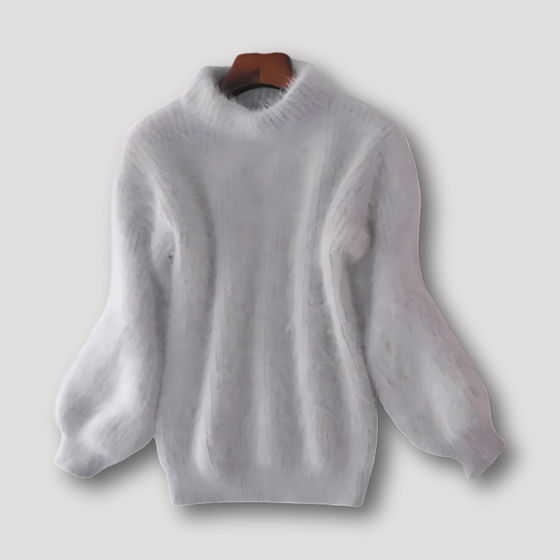 Cozy Ribbed Women Knit Sweater