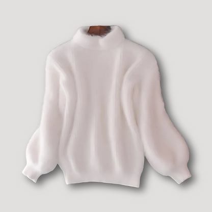 Cozy Ribbed Women Knit Sweater