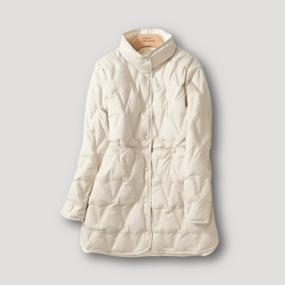 Diamond Quilted Womens Padded Coat