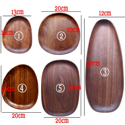 Wood Acacia Serving Trays - Lightweight Scratch - Water Resistance