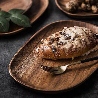 Wood Acacia Serving Trays - Lightweight Scratch - Water Resistance