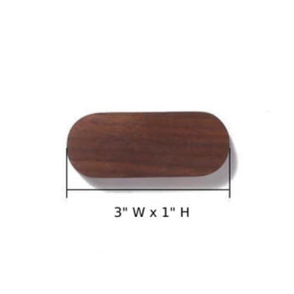 Wooden Magnetic Key Holder - Oval Shape - Functional Design