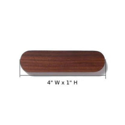 Wooden Magnetic Key Holder - Oval Shape - Functional Design