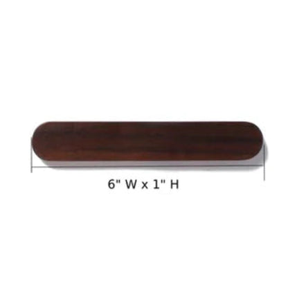 Wooden Magnetic Key Holder - Oval Shape - Functional Design