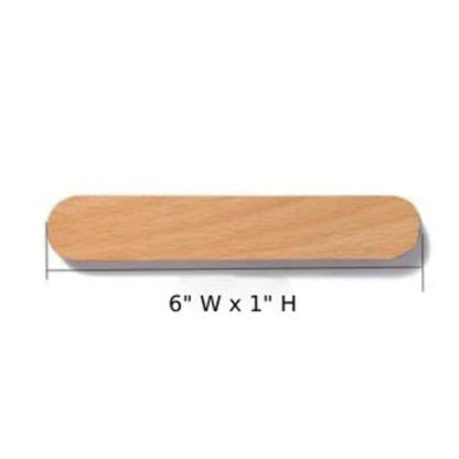 Wooden Magnetic Key Holder - Oval Shape - Functional Design