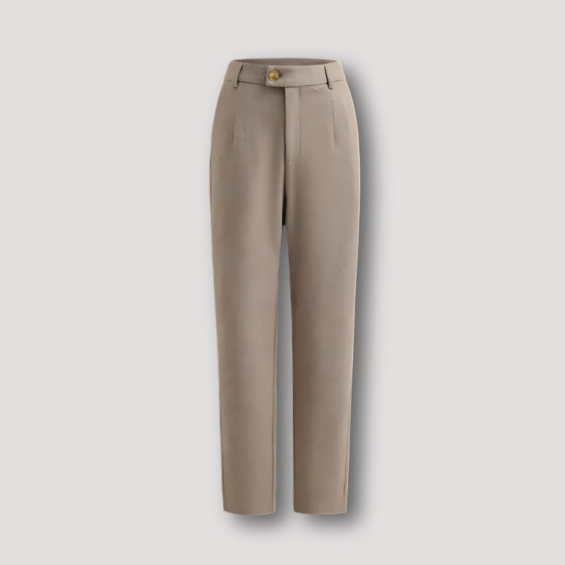 Casual Slim Fit Harem Pencil Wool Pants for Women