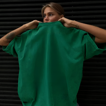 Vintage Plain Washed Oversized Tee Shirt Australia