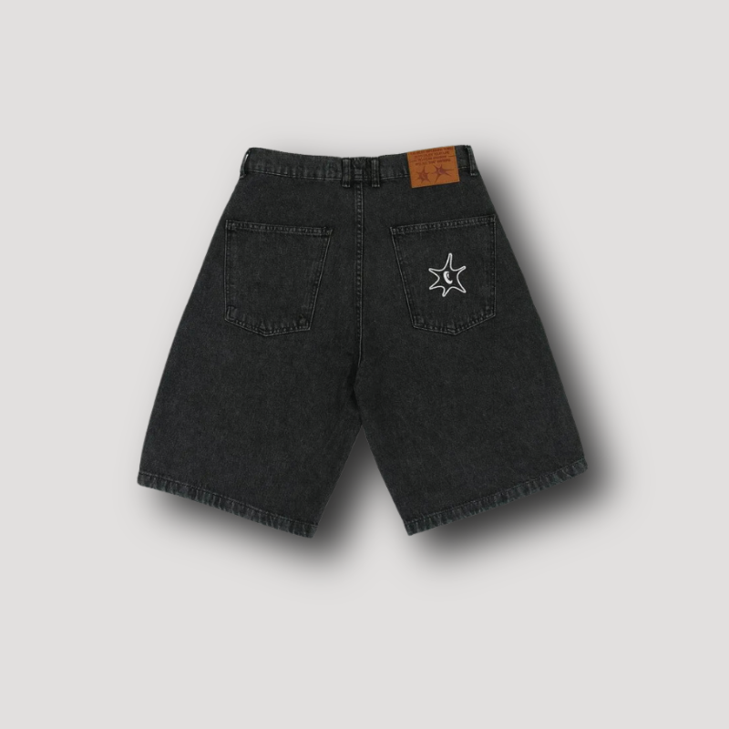 Hip Hop Project Graffiti Letters Denim Shorts