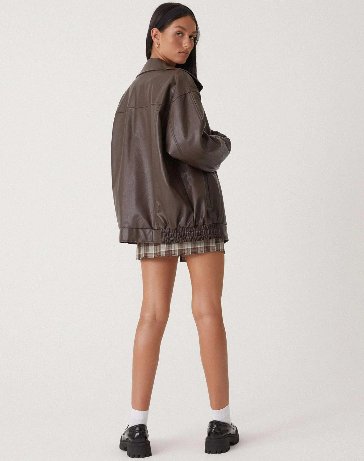 Zip Up Leather Vintage Jacket - Ultra Soft Leather