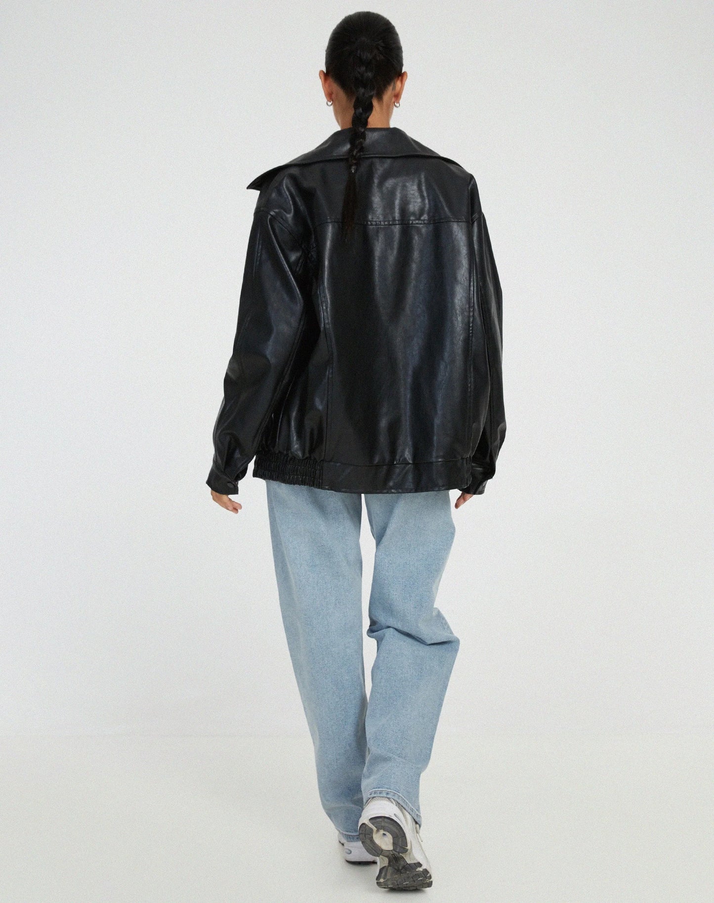 Zip Up Leather Vintage Jacket - Ultra Soft Leather