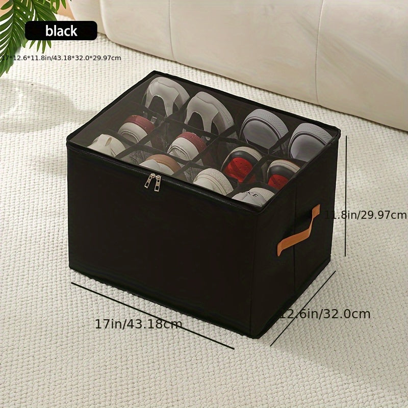Multifunctional Shoe Storage Box – Stackable, Dustproof, Underbed Use