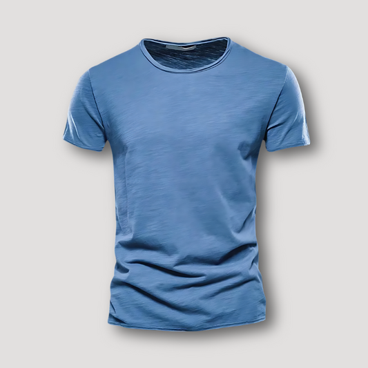 Summer Solid Slim Fit Bamboo T Shirt