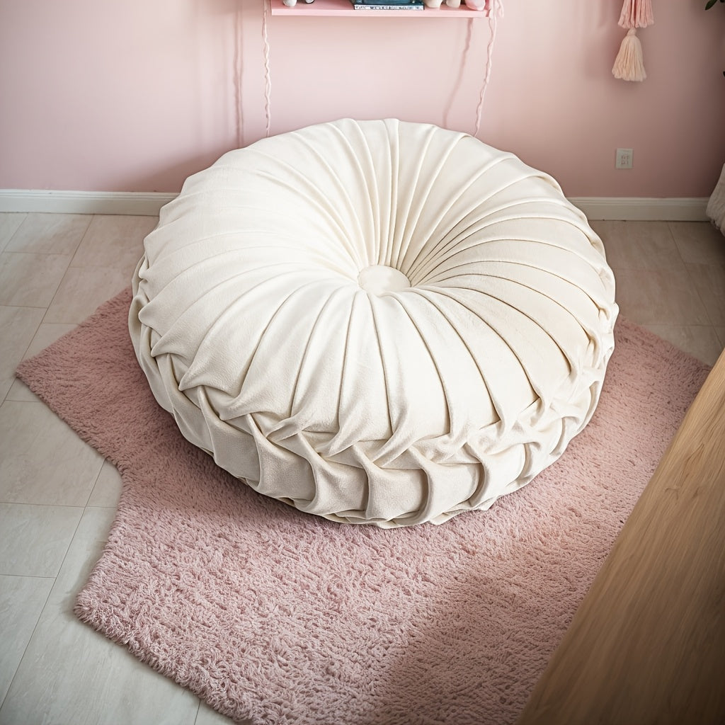 Round Cushion Pillow | Minimalist Decorative Pillow for Sofa & Bed