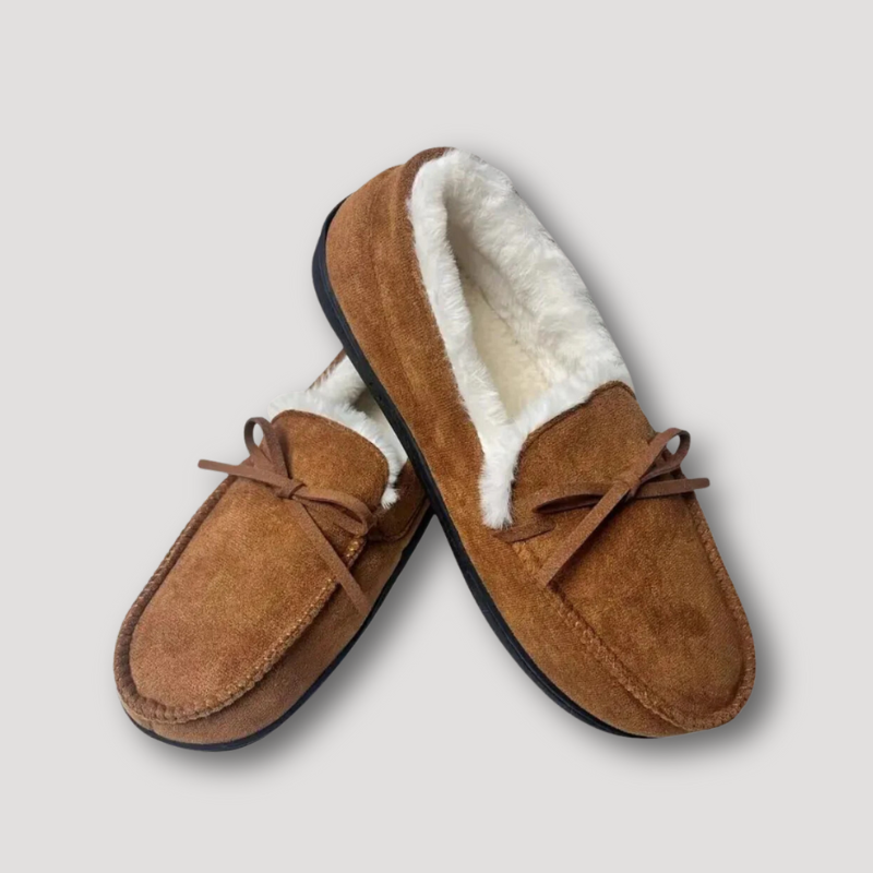 Cozy Bow Suede Moccasin Casual Women Flat Shoes