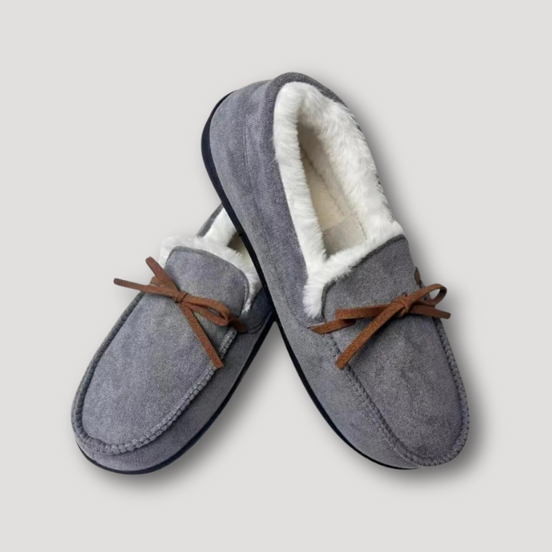 Cozy Bow Suede Moccasin Casual Women Flat Shoes