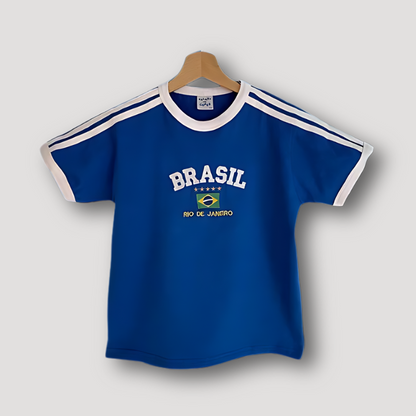 Brasil Women Crop Tops Shirt