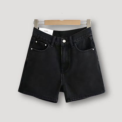 Vintage High Waisted Bermuda Denim Shorts Women