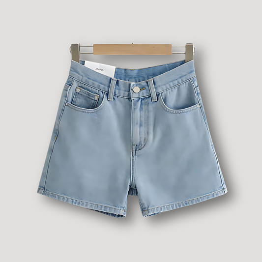 Vintage High Waisted Bermuda Denim Shorts Women