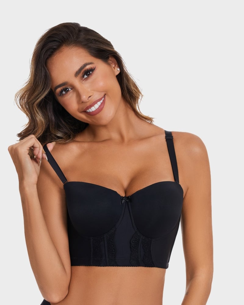 Strapless Low-Back Bra – Seamless, Supportive, Invisible Under Any Outfit
