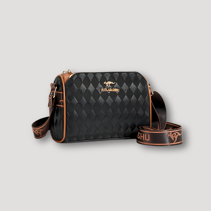 Plaid Quilted Diamond Pattern Crossbody Bag for Women