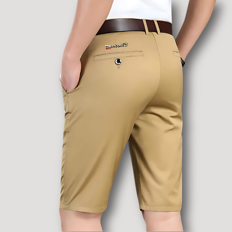 Casual Summer Straight Chino Shorts Men